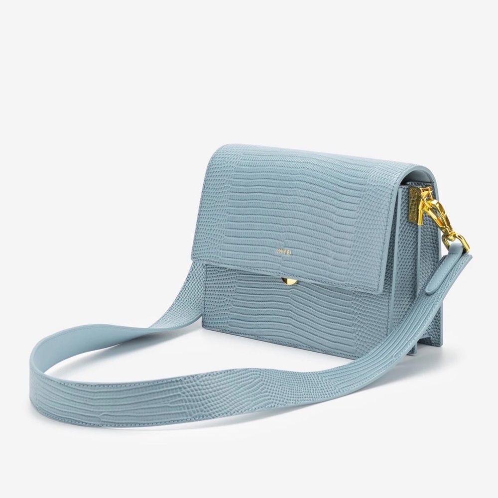 JW PEI Mini Flap Bag - Ice Lizard